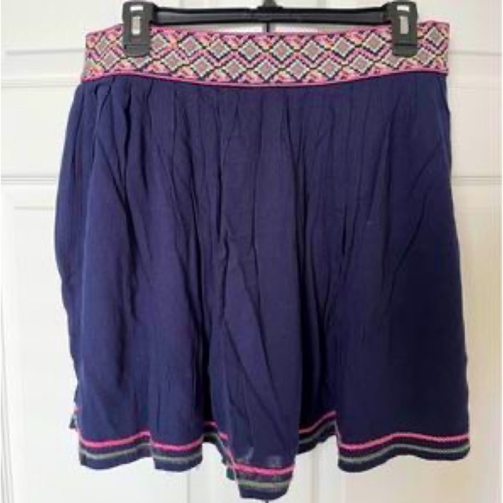 Navy Mini Skirt